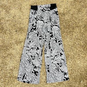 INC flowy wide leg pants